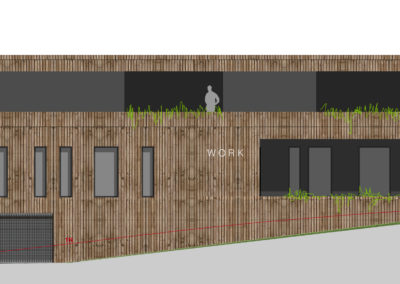 Pavillon de logements et d&rsquo;activités artisanales